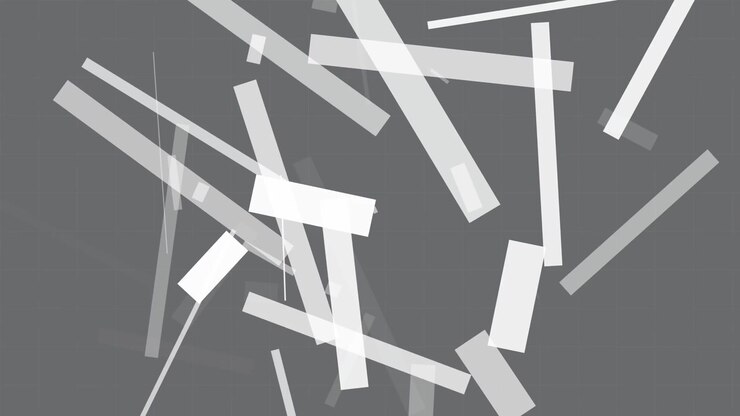 Abstract Motion Graphics Featuring Geometric Shapes and Lines
