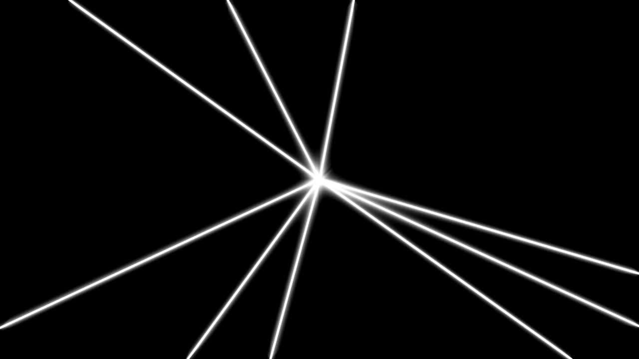 라이트 레이저 촬영, 나이트클럽 및 음악 페스티벌에서 보라색 레이저  춤, 알파 루마 매트, 4k 비디오