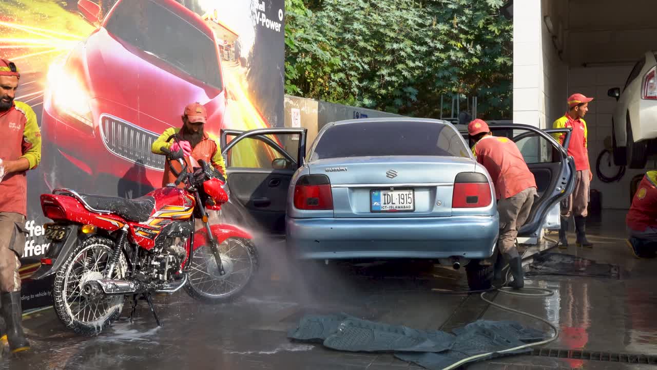 Car and Motorcycle Wash in Pakistan