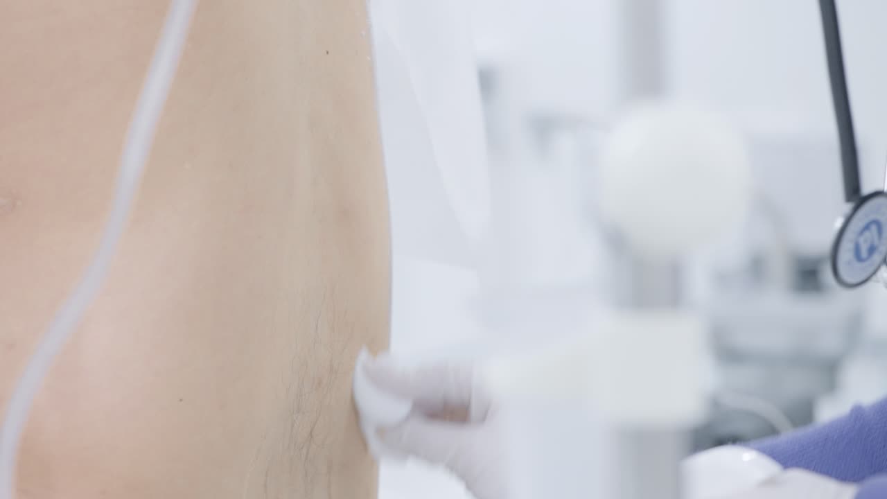 procedimiento médico: limpieza del sitio quirúrgico