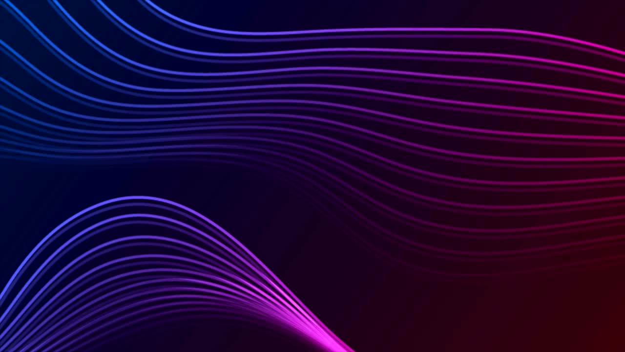 abstracto futurista azul púrpura neón ondulado movimiento fondo animado
