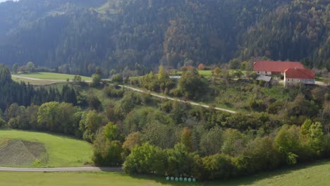 the beauty in nature of single trail park jamnica , bike trails in prevalje