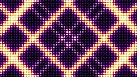 cuadrados luces de bombilla de fondo, bucle, 4k