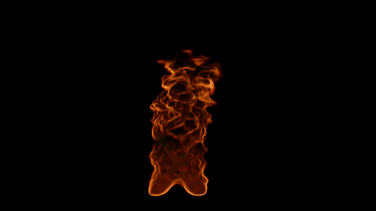efecto de fuego abstracto