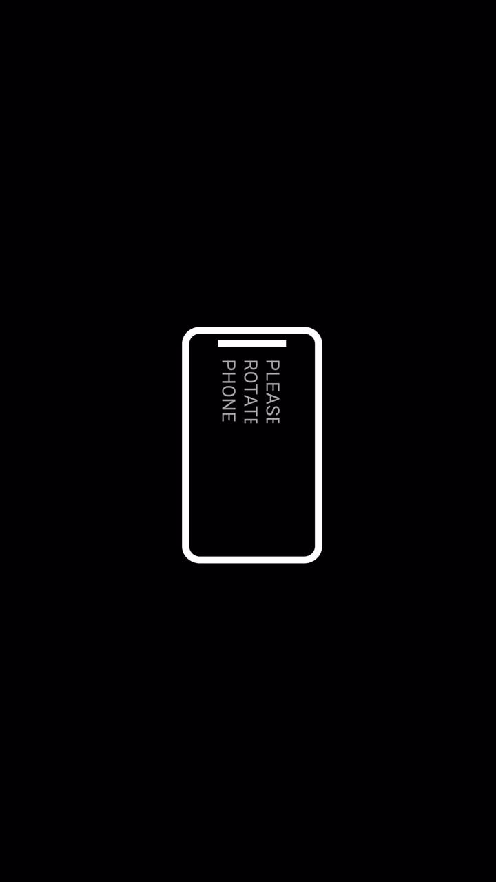 Animated Phone Icon Rotating to Display 'Please Rotate Your Phone'