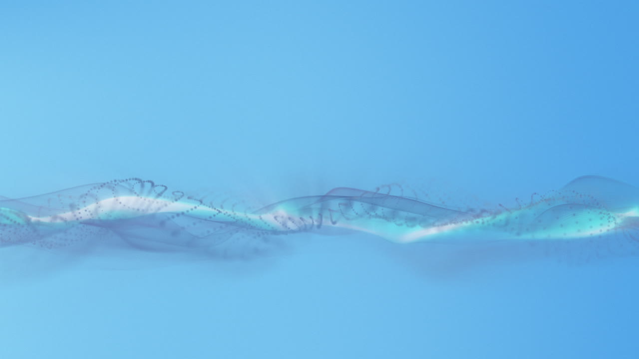 Calm Technology Wave Motion in Cool Blue Shades