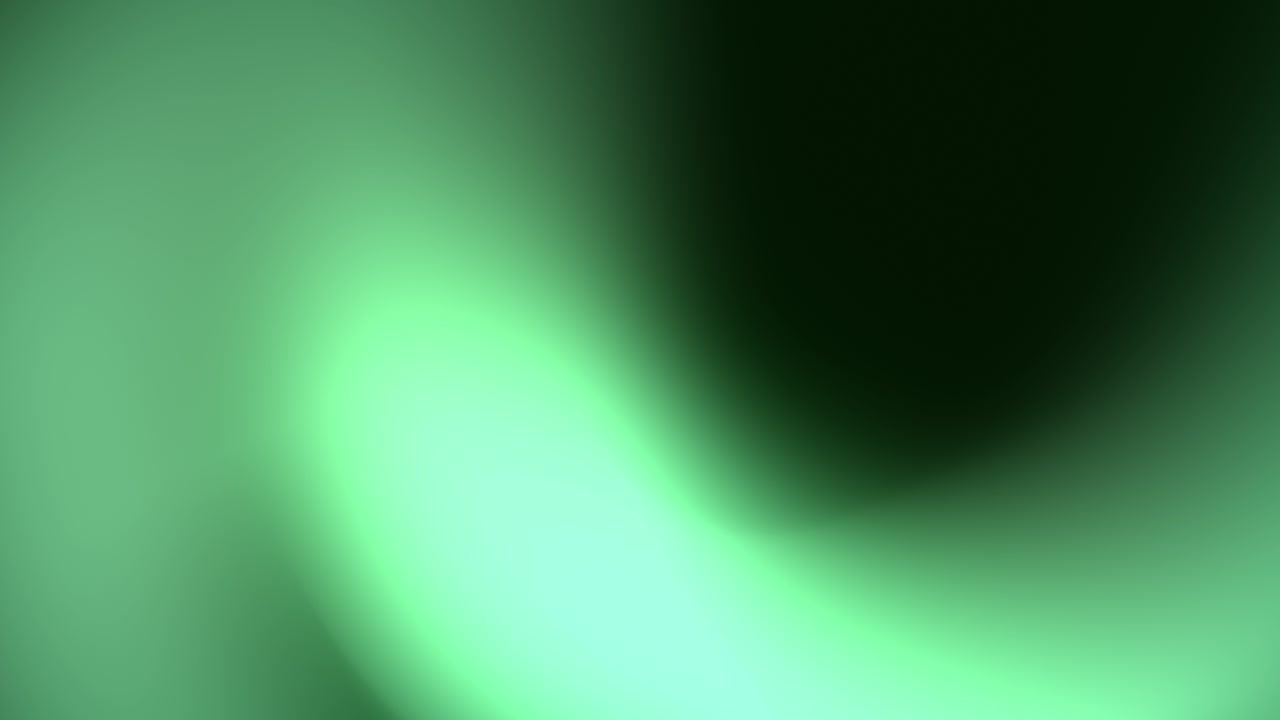 Smooth Flowing Abstract Green and Dark Gradient Background