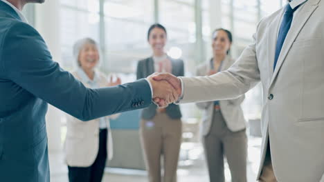 Business-people,-meeting-and-handshake