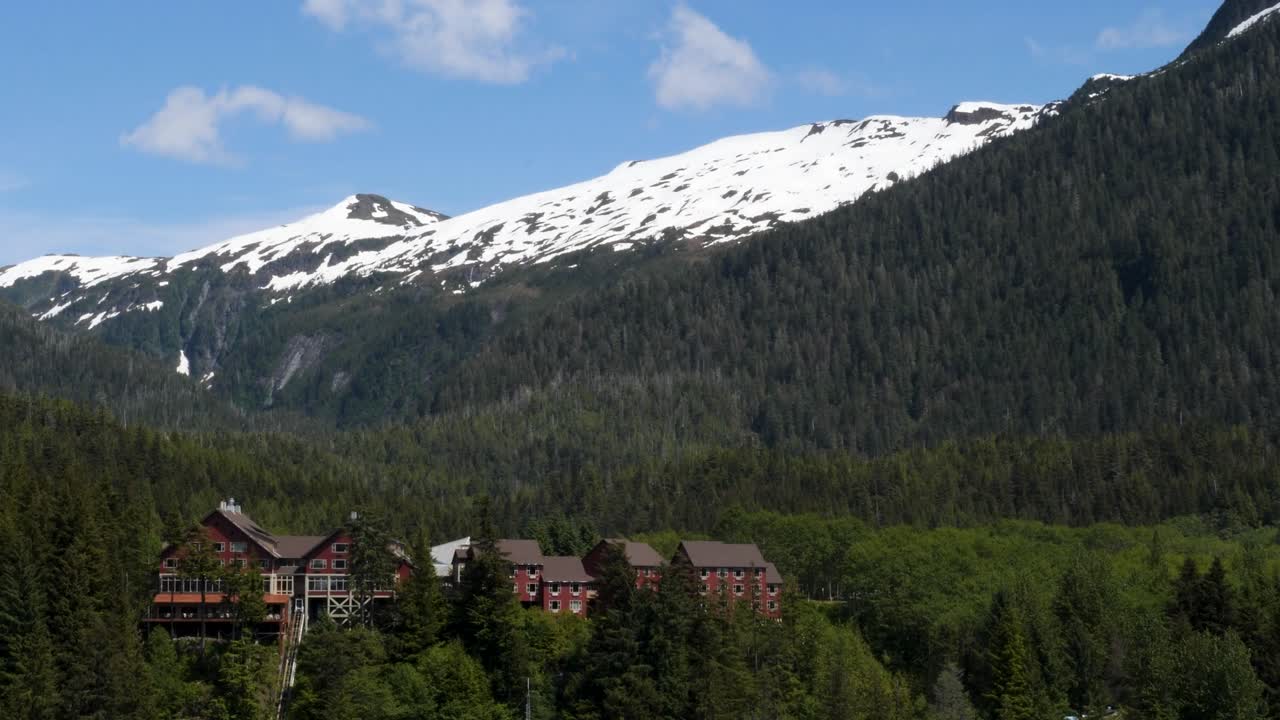 Ketchikan in a beautiful sunny summer day. Alaska.