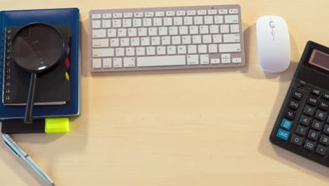 escritorio de oficina lugar de trabajo
