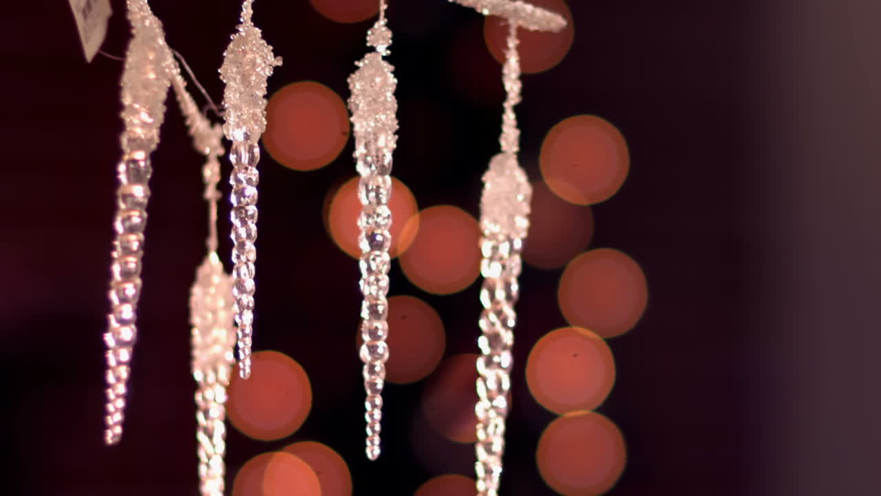 크리스마스 꽃받침 균형을 잡는 애니메이션