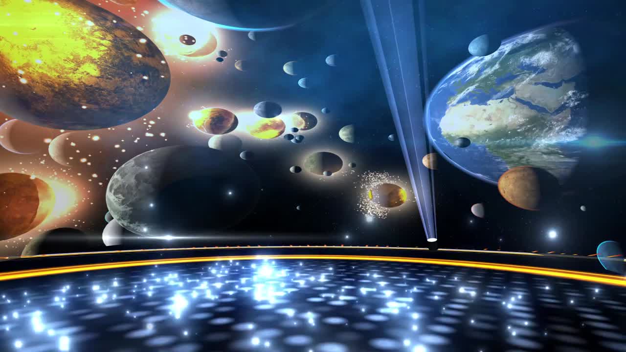 3d 가상 스튜디오 라마단 카림 세트 배경