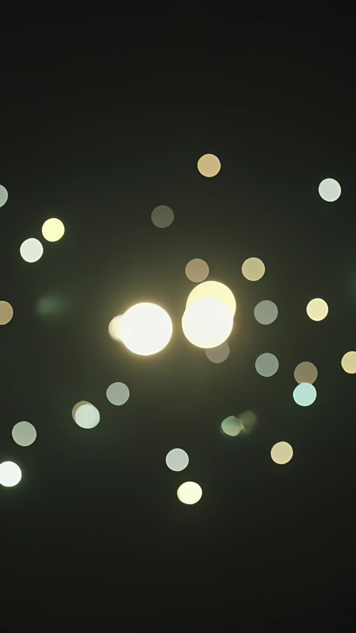 Fondo vertical de luces bokeh