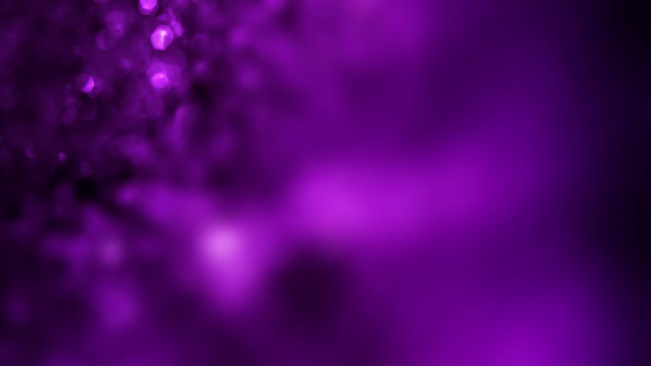 Abstract Purple Horizontal Loop Background Template with White Bokeh Glints and Copy Space