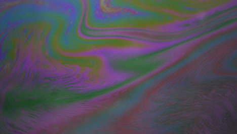 resumen de una intensa reacción química en los colores del arco iris