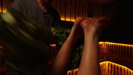 traditional sauna treatment