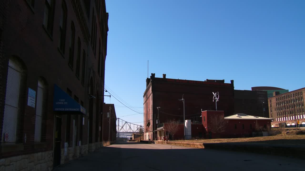 세인트루이스 미주리 산업단지의 창고 지구