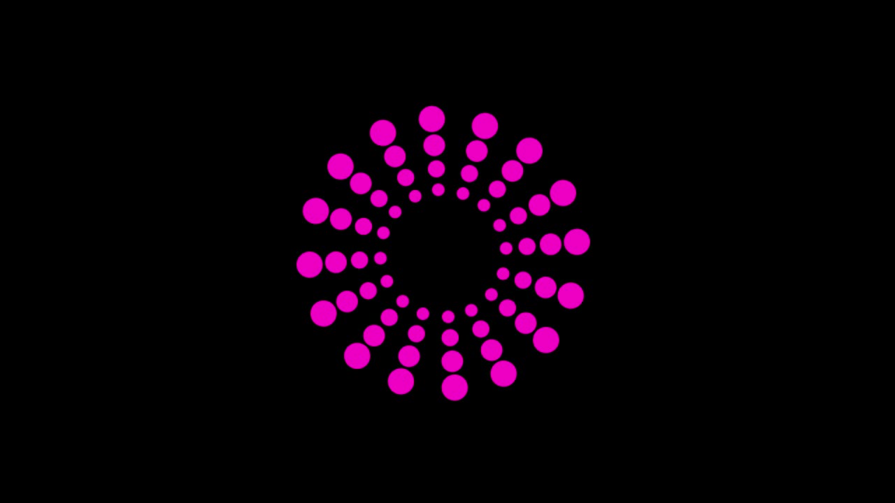 modelo de video 4k con efecto estroboscópico e hipnótico, en formato de video 16: 9.