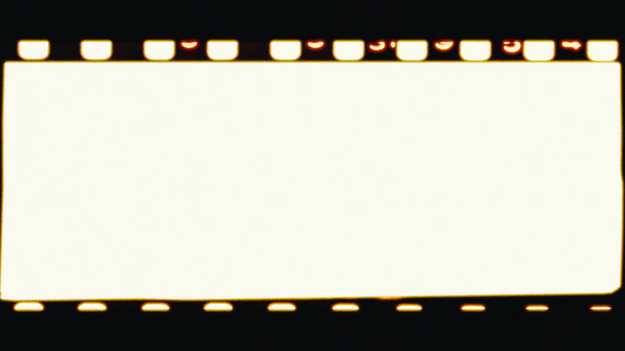 marco de película en blanco