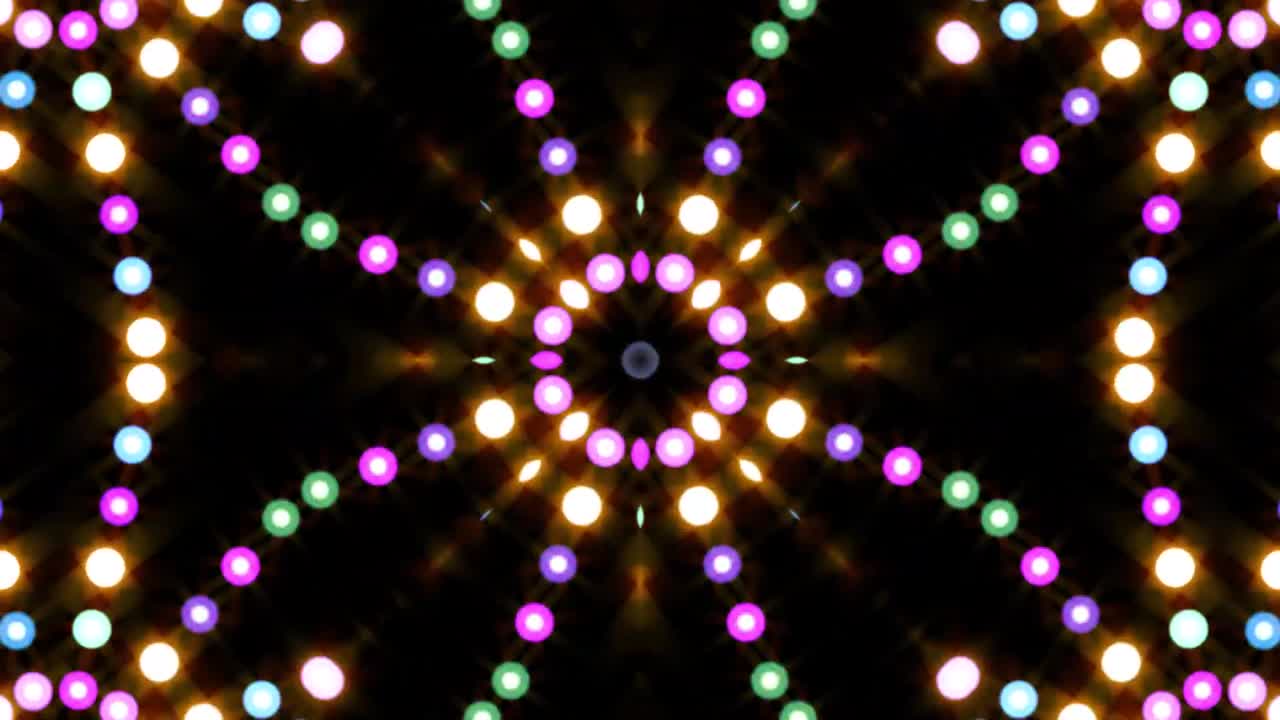 CIRCLES LIGHTS FX COLORS VJ LOOP