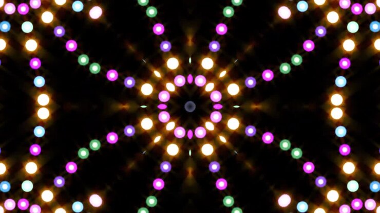 CIRCLES LIGHTS FX COLORS VJ LOOP