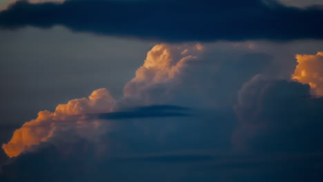 lapso de tiempo de formación de nubes de tormenta