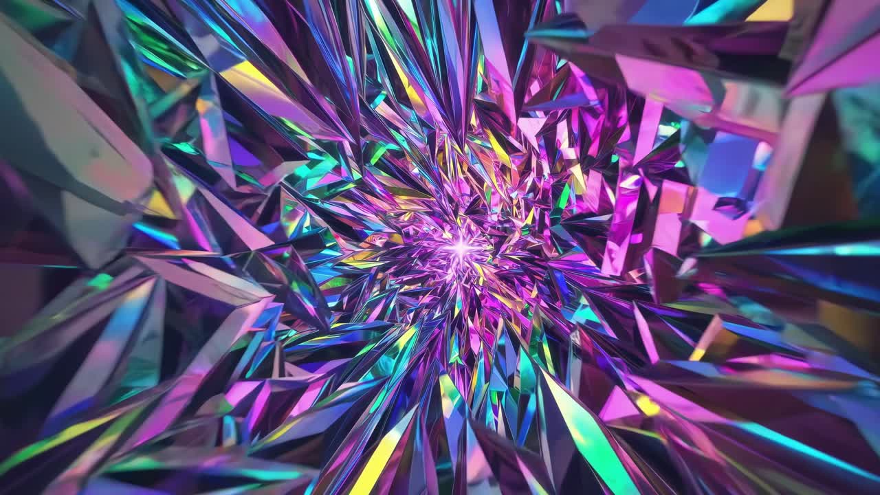 patrón de cristal geométrico abstracto