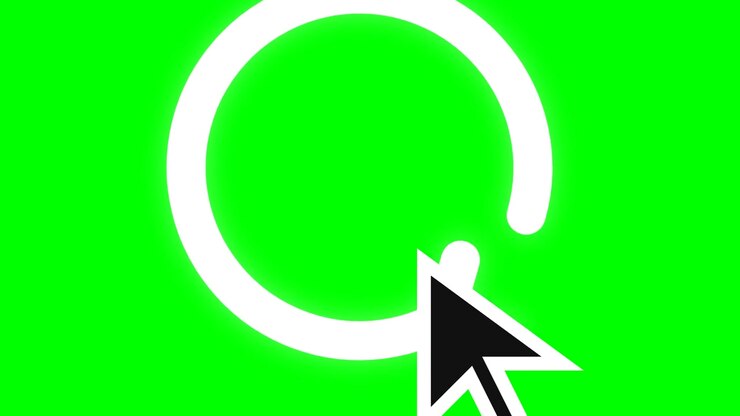 Computer Mouse Cursor Clicking on a Refresh Icon
