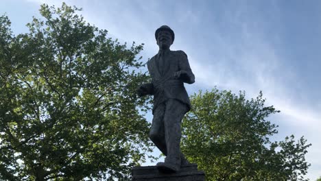 Estatua-De-Bill-Bojangles-Robinson-En-Richmond,-Virginia