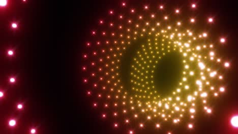 abstract glowing circle lights