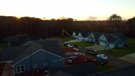 aerial shot rotating around a building in taylors, greenville in south carolina