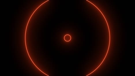 círculo ancho de luz de energía de onda de efecto de superposición de bucle