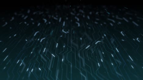 4k de alta tecnología bucle sin costuras de la placa de circuitos futurista.