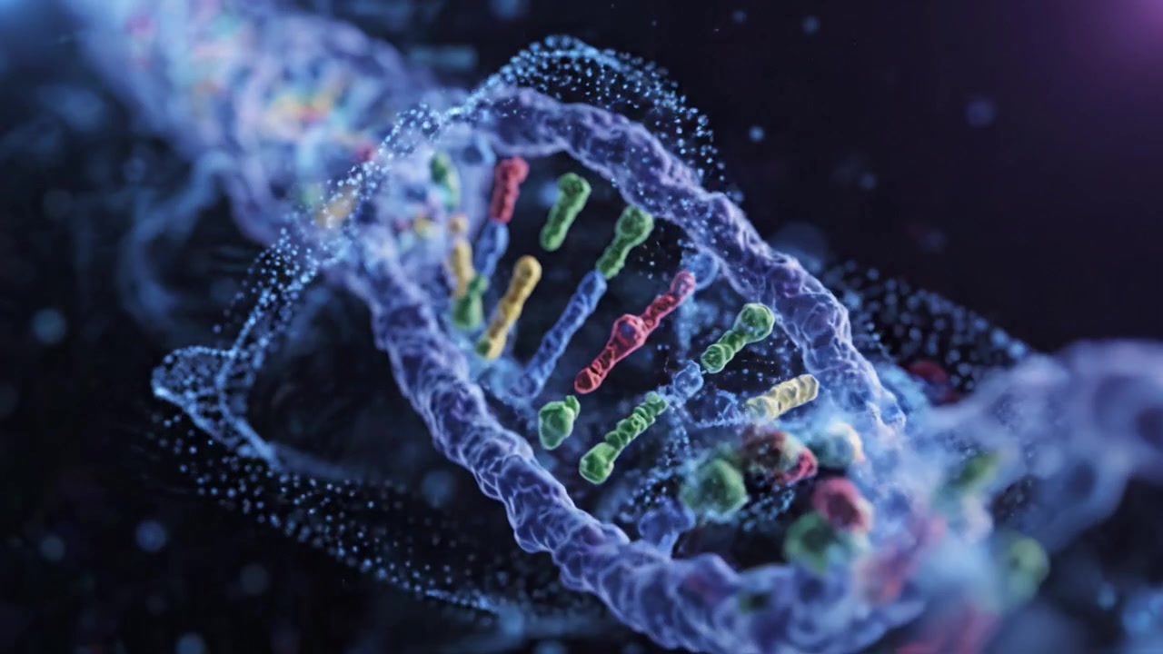 Exploring the Complex Structure of DNA: A Stunning Visualization of Genetic Blueprint and Molecular Interactions in Modern Science