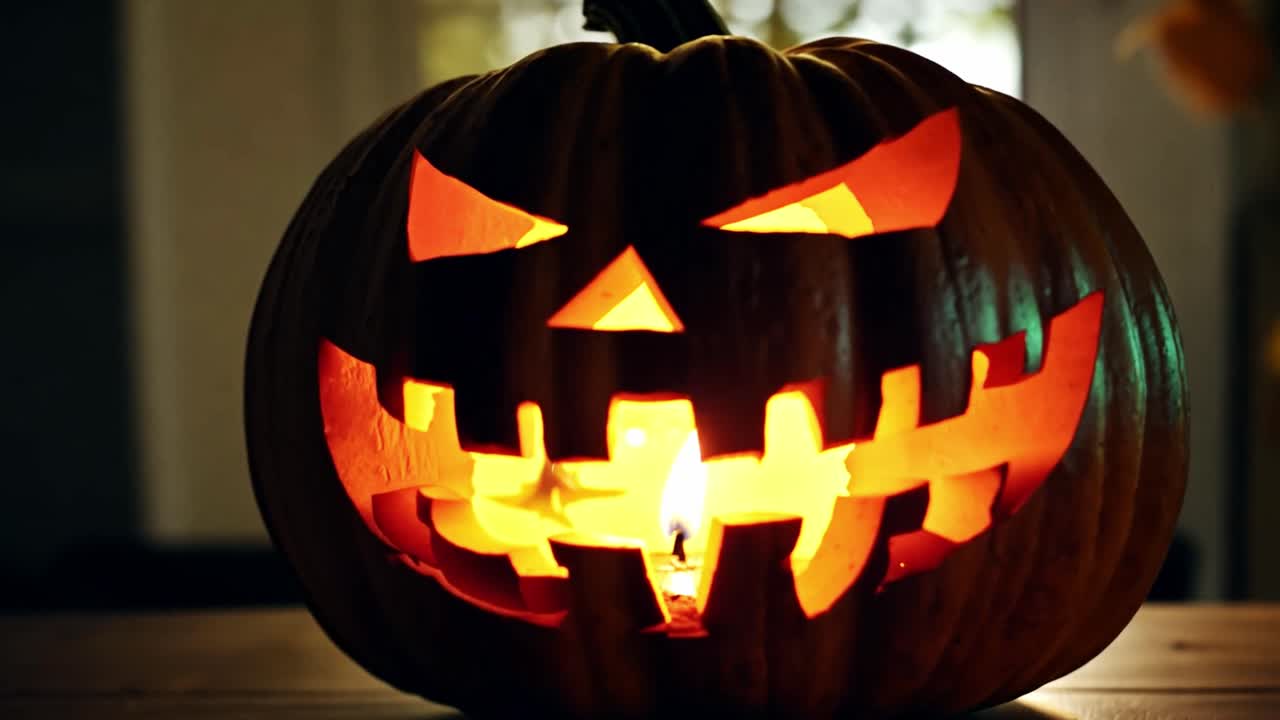 Jack-o'-lantern di Halloween