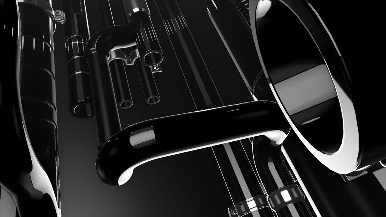 tuberías negras y blancas