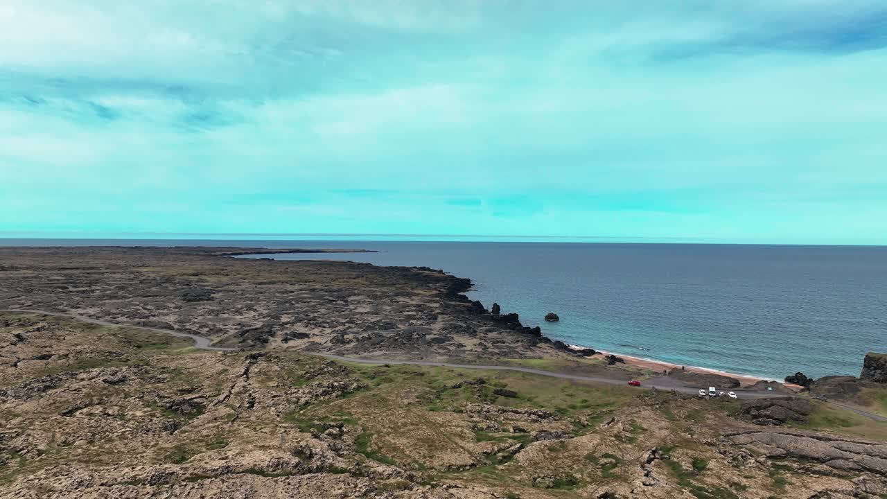 스카드스비크 해변의 파노라마, 스네펠스네스 반도
