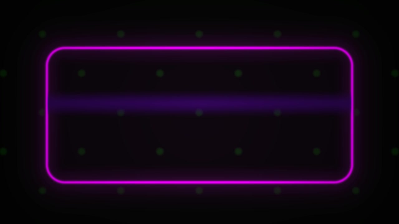 Abstract Magenta Neon Frame with Horizontal Light Scan