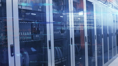 animation of data processing over computer servers