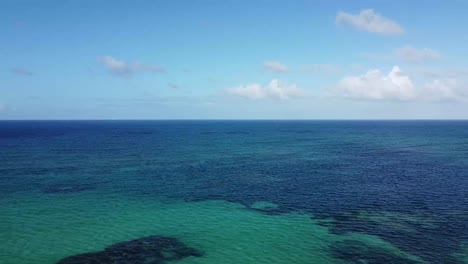amazing aerial drone image of the sea beach