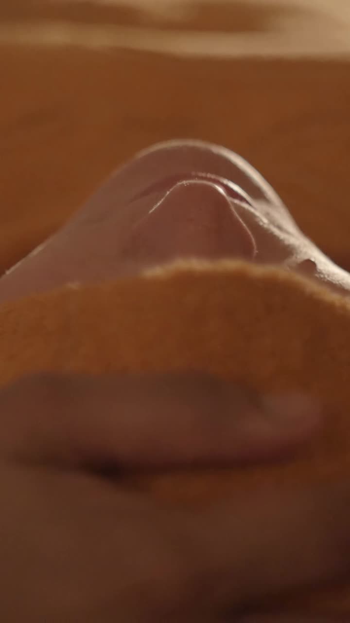 Close-up of a person's face