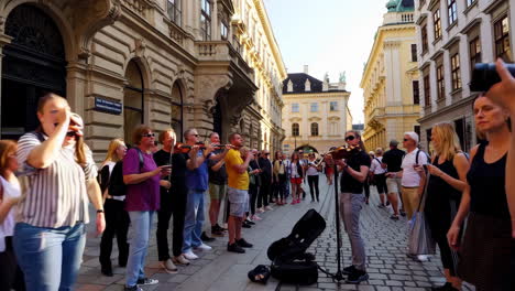 street musicians in vienna