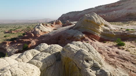 white pocket in utah, usa