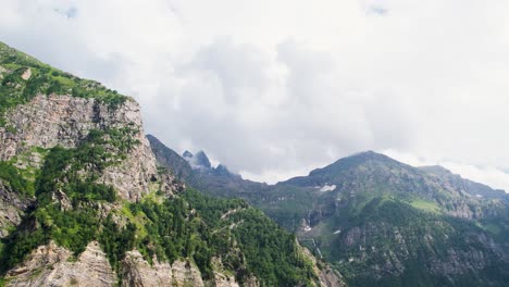 beautiful alps mountain range in himalayan mountain region - himalayan mountain range in kashmir