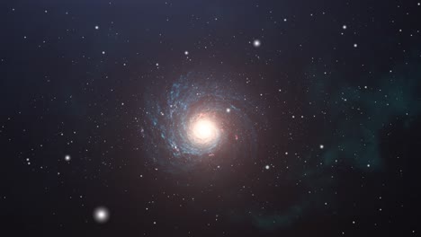 universe, spiraling galaxy floating in space