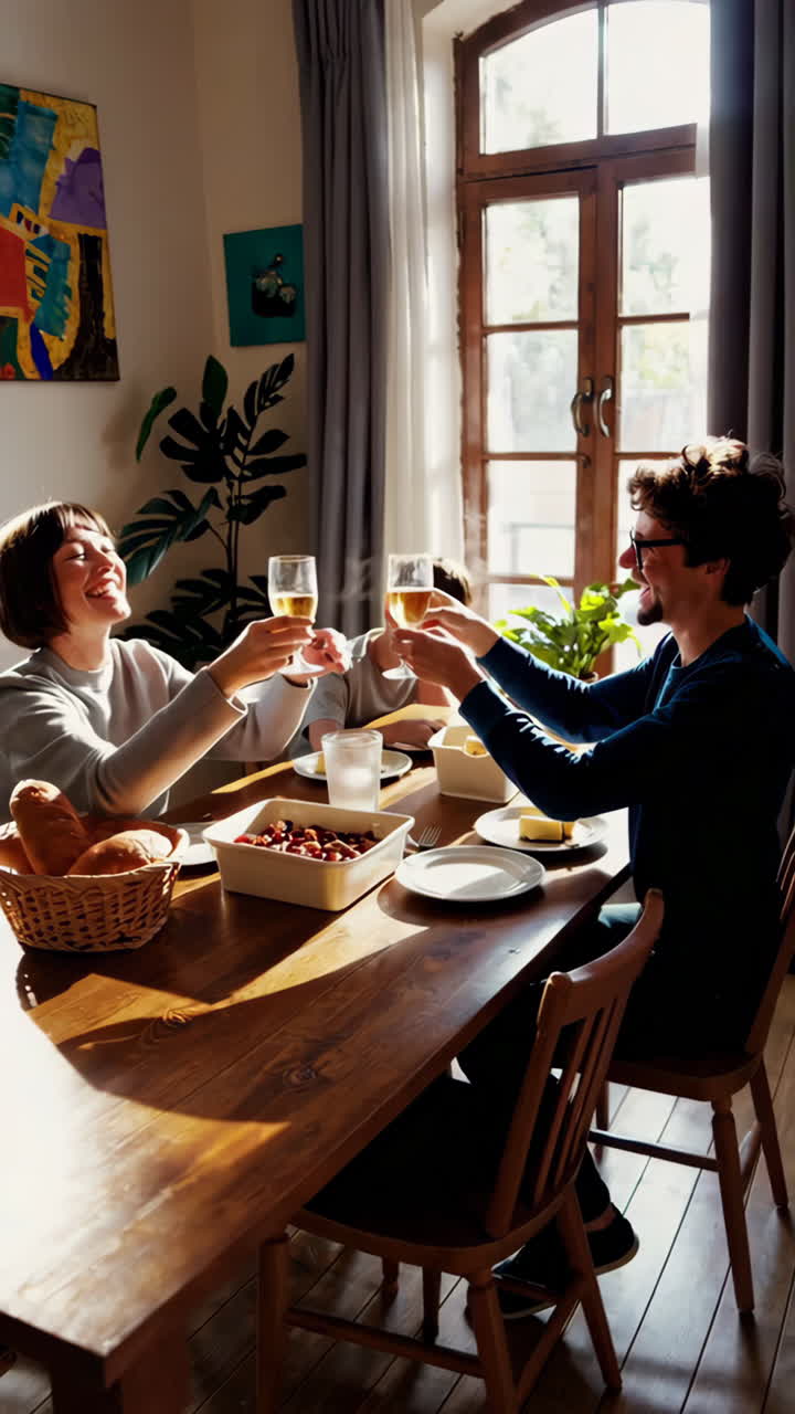 celebración de la cena familiar