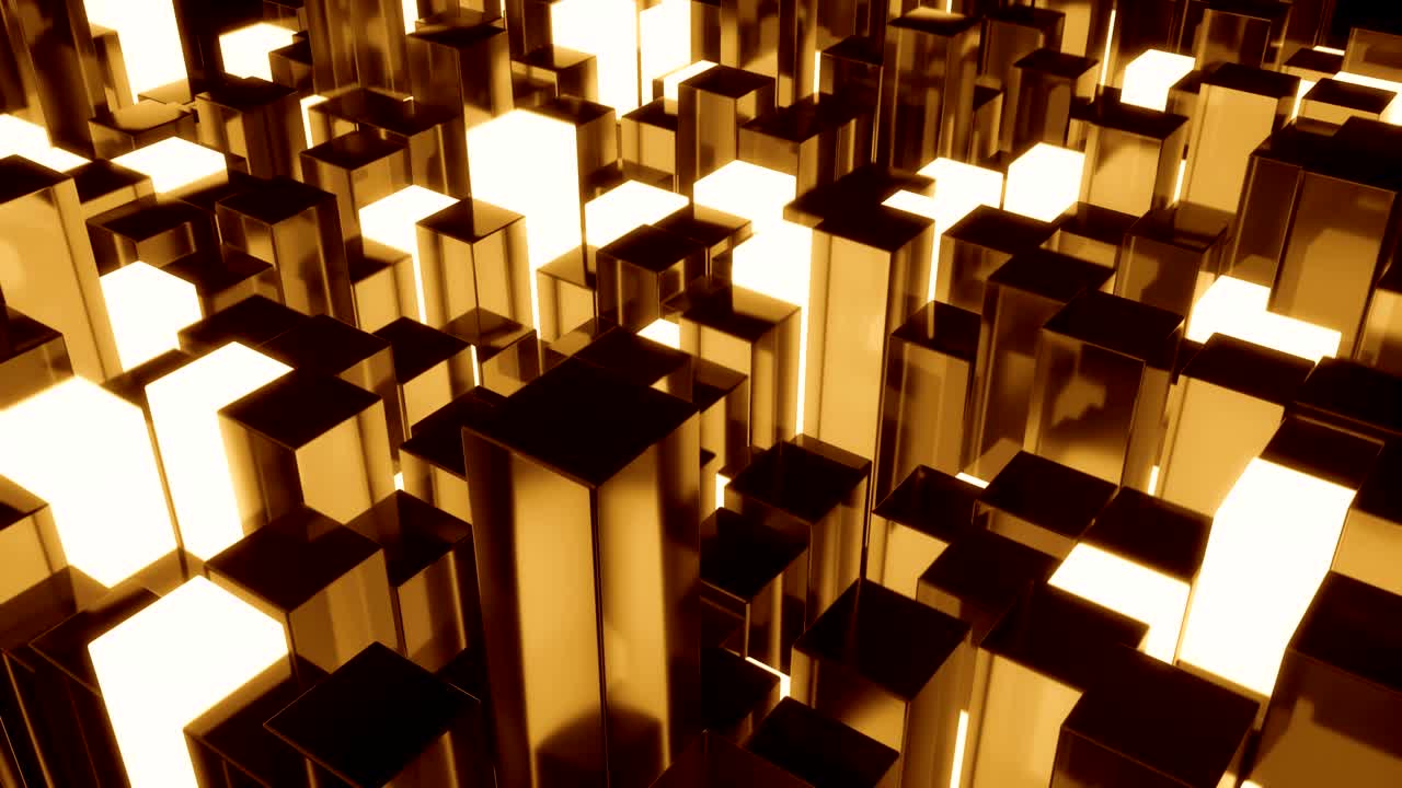 diseño cúbico único de 4k.