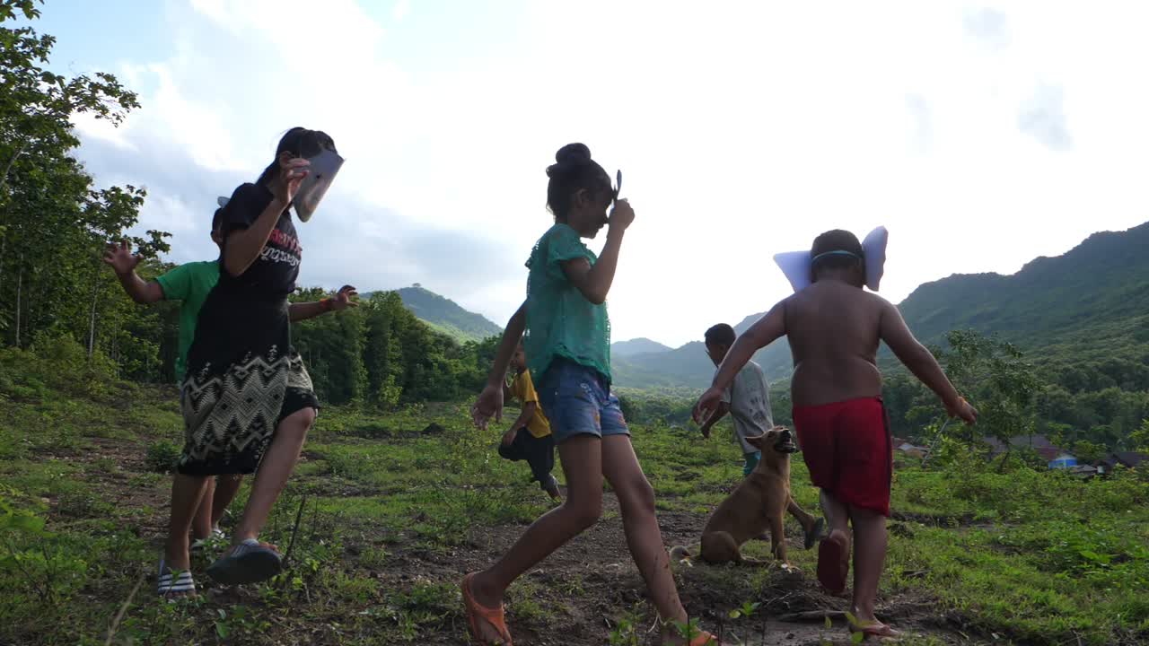 Kids With Animals Mask