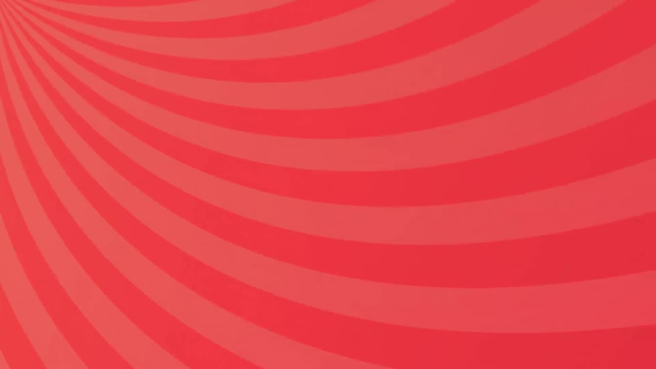 구부러진 줄무와 육각형으로 변하는 패턴의 애니메이션