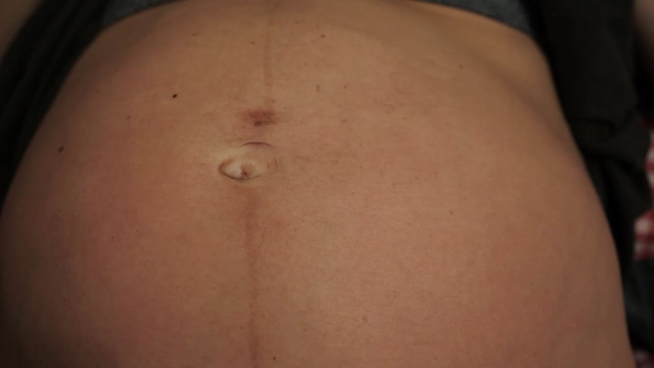 el vientre embarazada